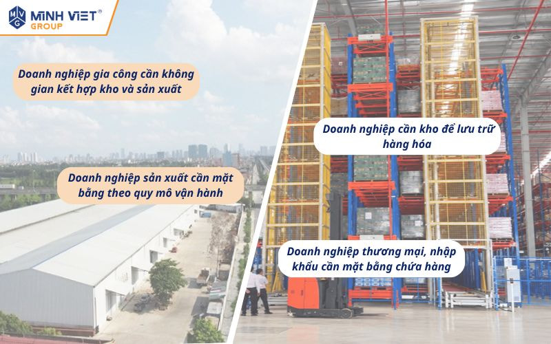 Kho xưởng Tân Lập đáp ứng nhu cầu của nhiều doanh nghiệp